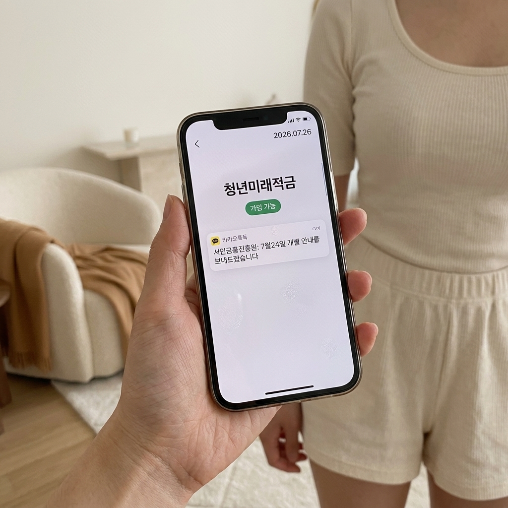 청년미래적금 결과 확인은 어디서 하나
