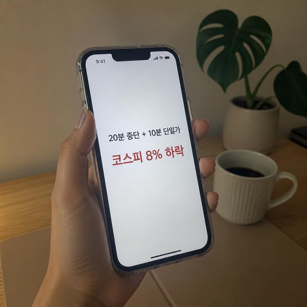 서킷브레이커 시간 얼마나 멈추나