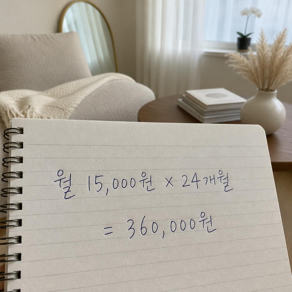 내 돈은 얼마나 쌓였을까, 계산은 곱하기 하나