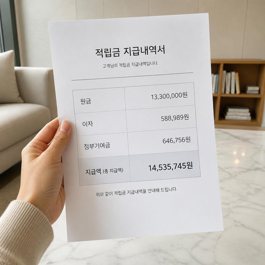 도약계좌에서 돌려받는 돈