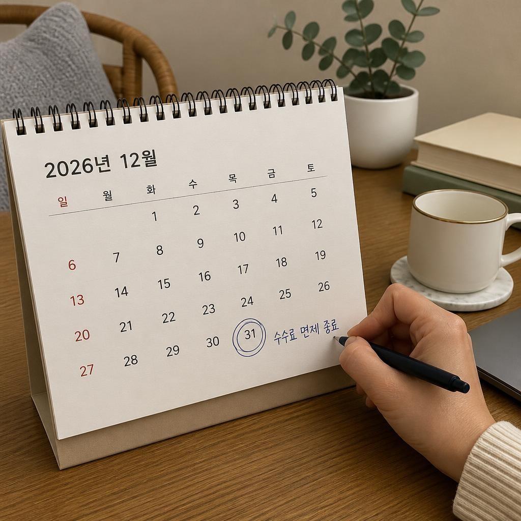 중도상환수수료 면제, 2026년 12월 31일과 갈아타는 은행