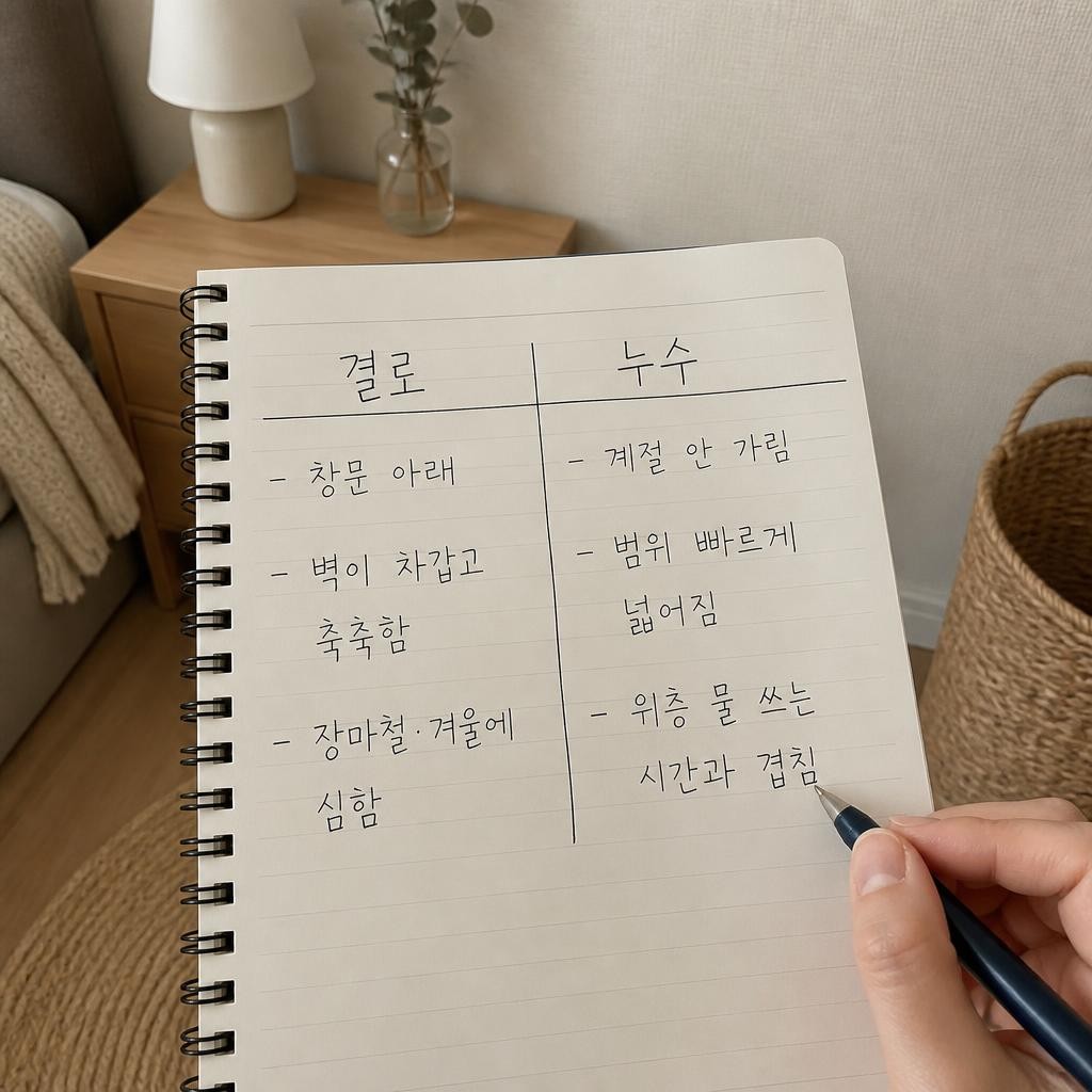 지워도 또 핀다면 벽지 문제가 아닙니다