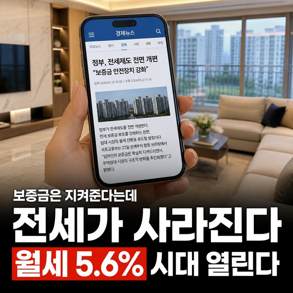 전세금 공적관리, 내 보증금 지켜줄 제도가 전세를 없앨 수도 있습니다