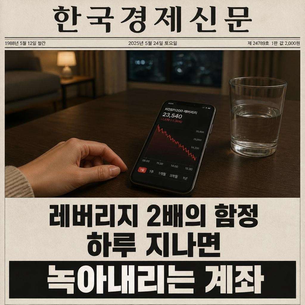 주식에서 레버리지 뜻, 2배는 하루만 맞는다
