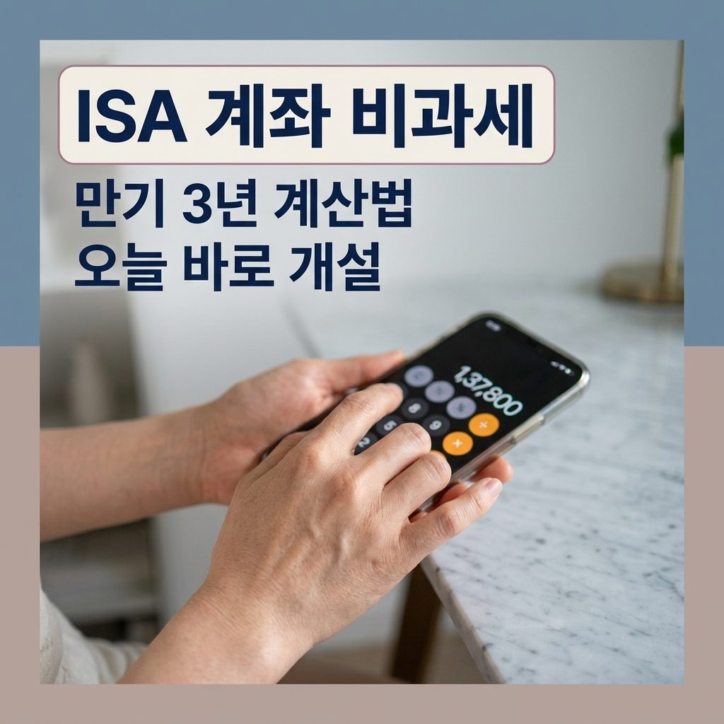 ISA 계좌 추천, 비과세는 개설한 날부터 센다
