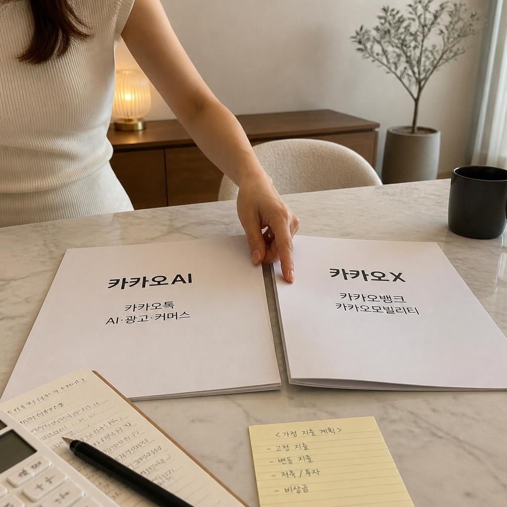 카카오AI에 카카오톡, 카카오X에 카카오뱅크와 모빌리티