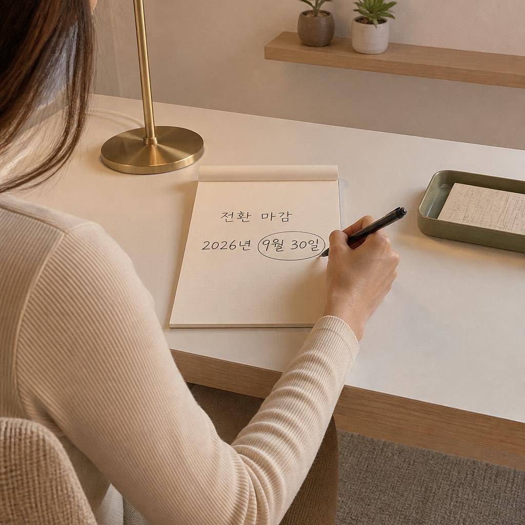 전환 마감 2026년 9월 30일