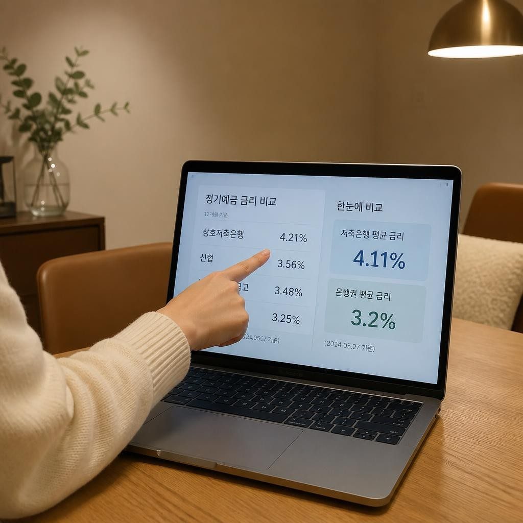 시중은행 12개월 3.2%, 저축은행과 0.91%p 차이