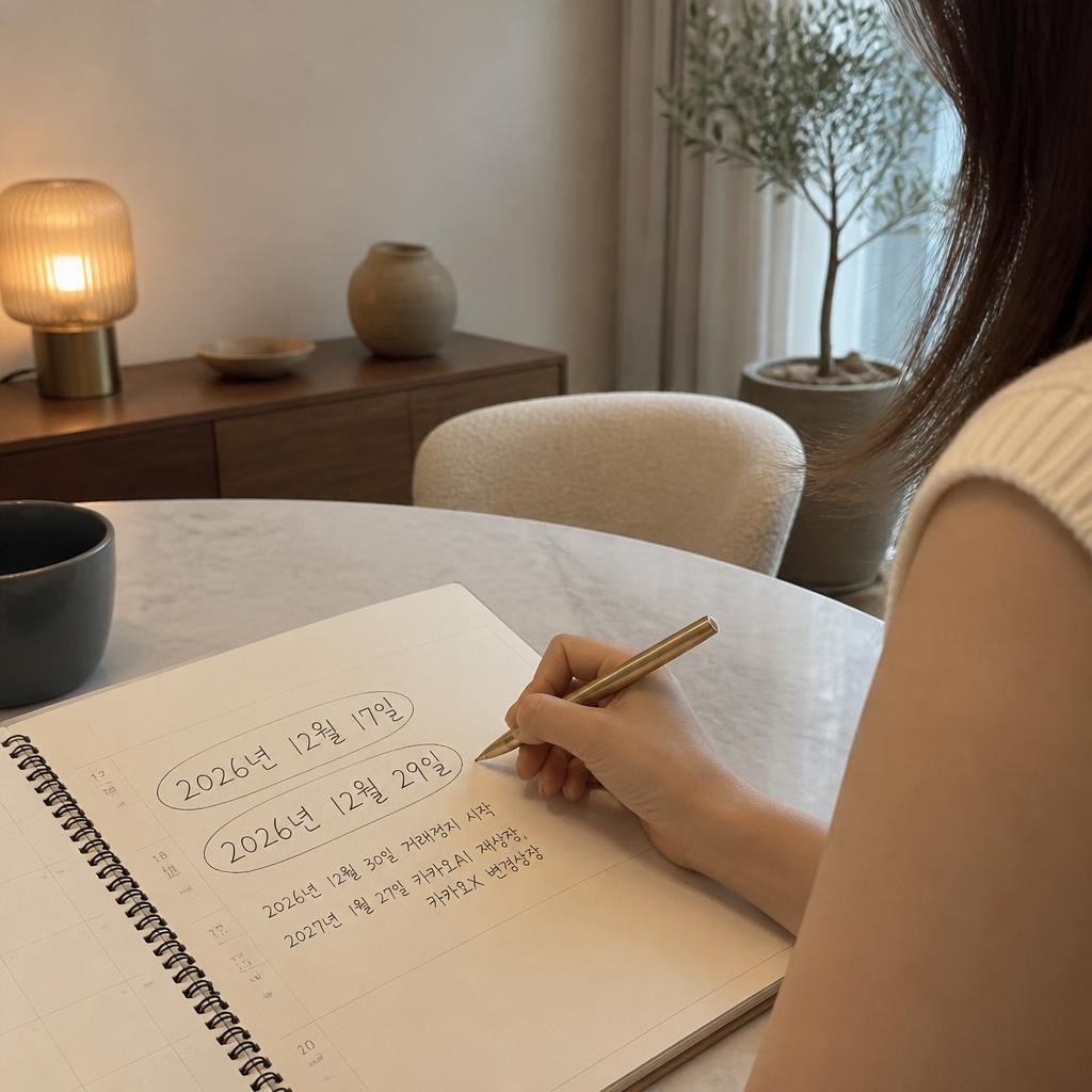 12월 30일부터 28일간 거래정지