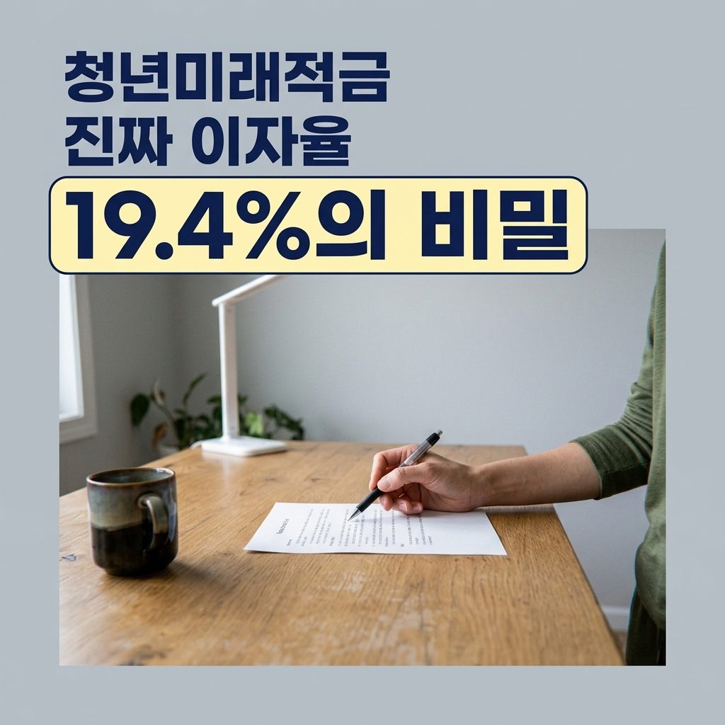 청년미래적금 이자율 계산, 8%가 아니면 19.4%도 없다