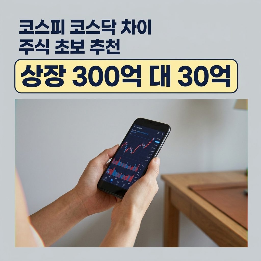 코스피 코스닥 뜻, 주식 초보가 헷갈리는 차이 정리