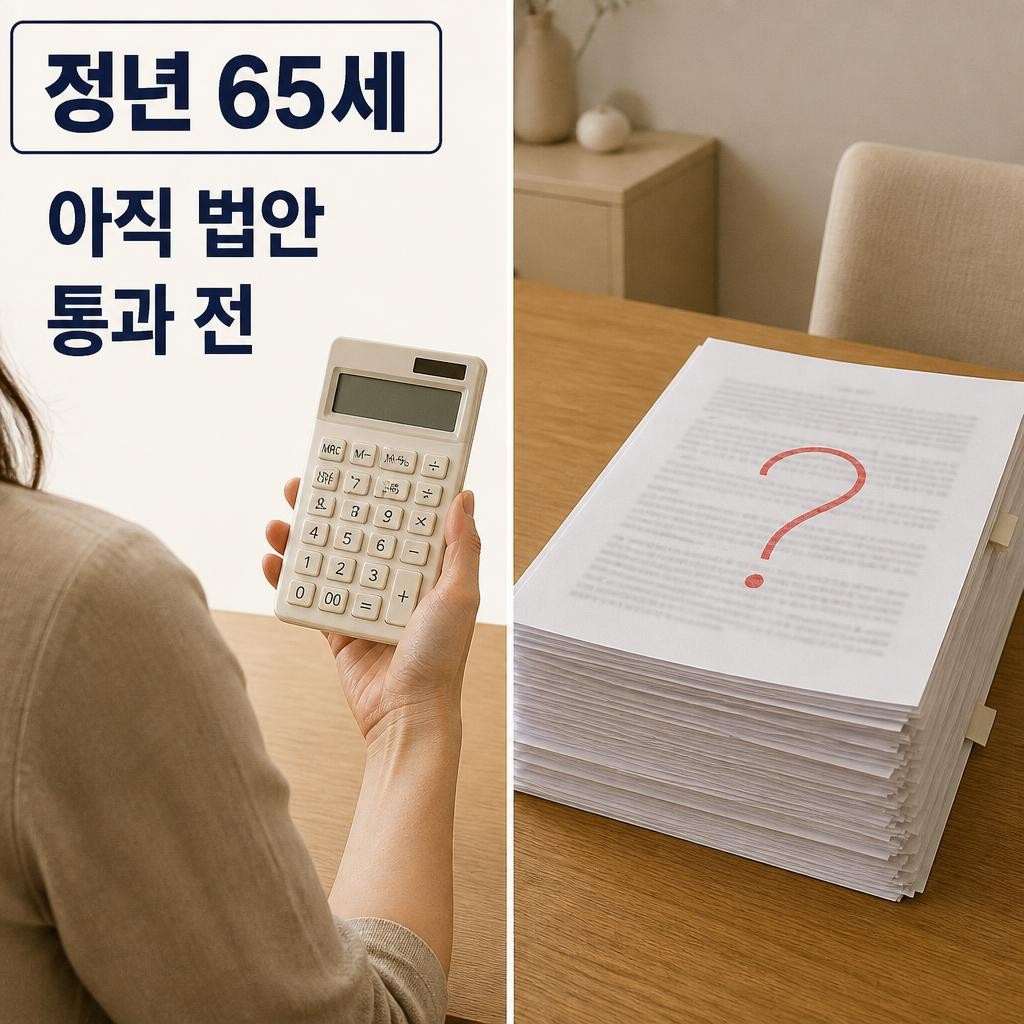 퇴직 뒤 국민연금까지 빈 기간이 달라지는 정년연장 법안