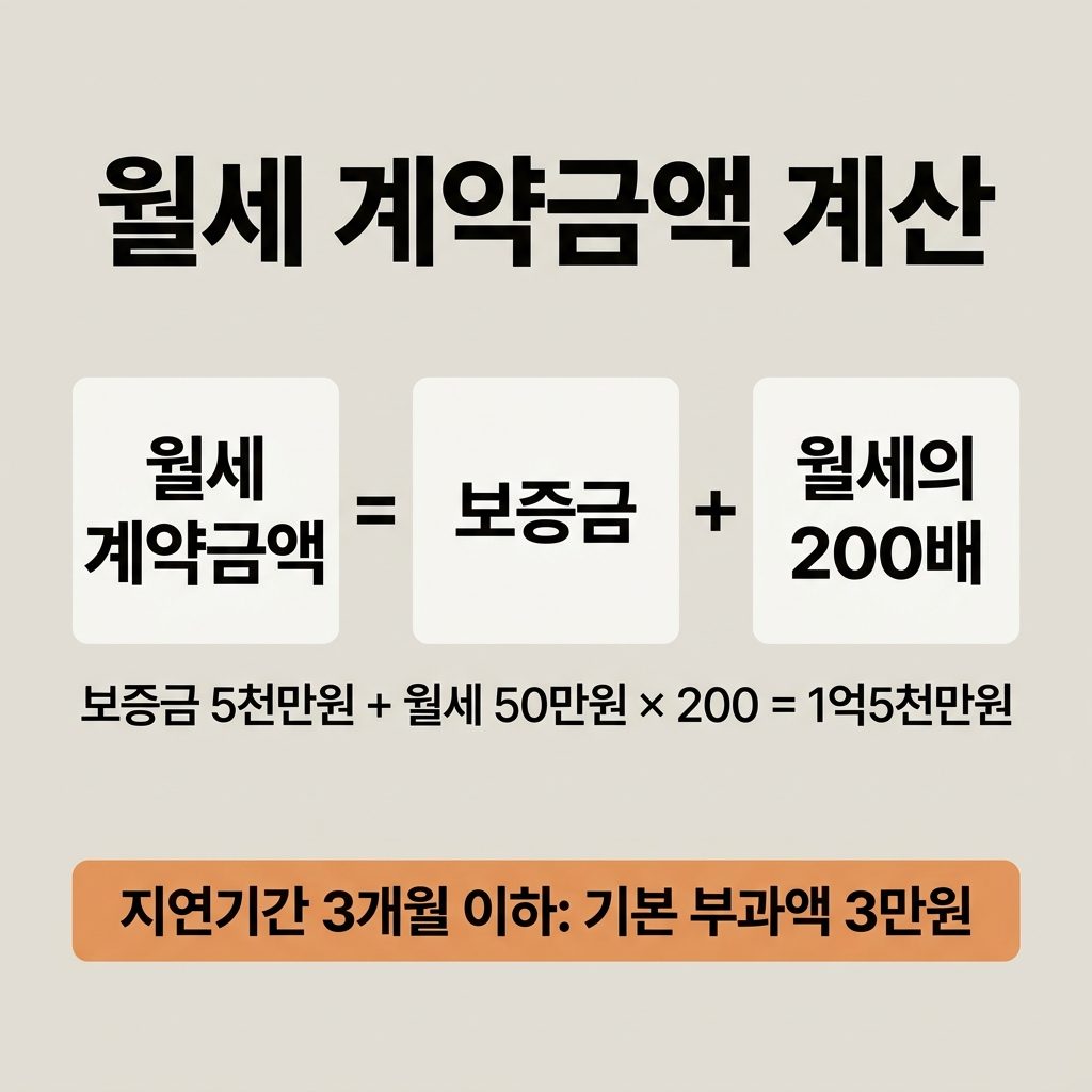 얼마인지는 계약금액과 지연기간으로 갈린다