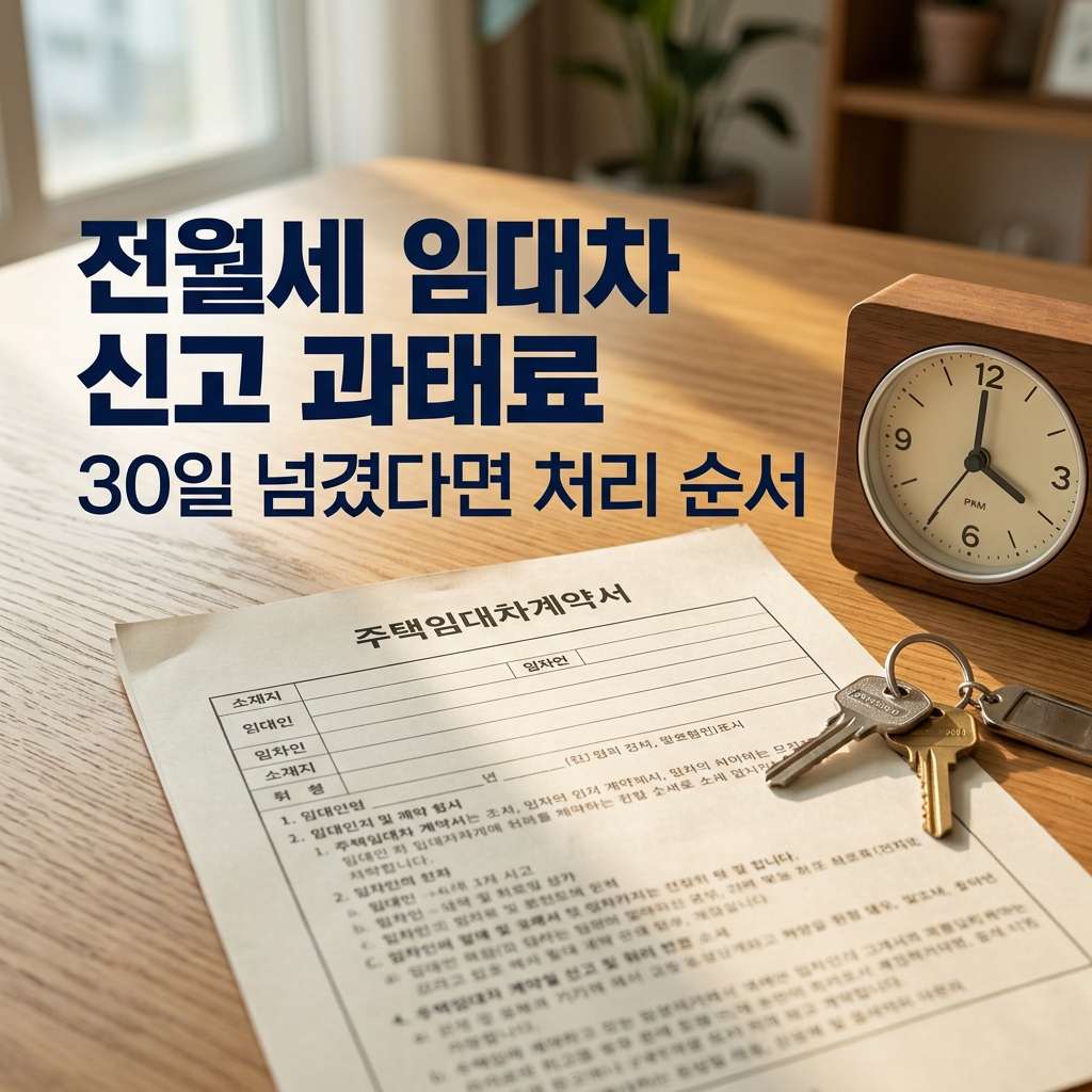 전월세 임대차 신고 과태료 썸네일