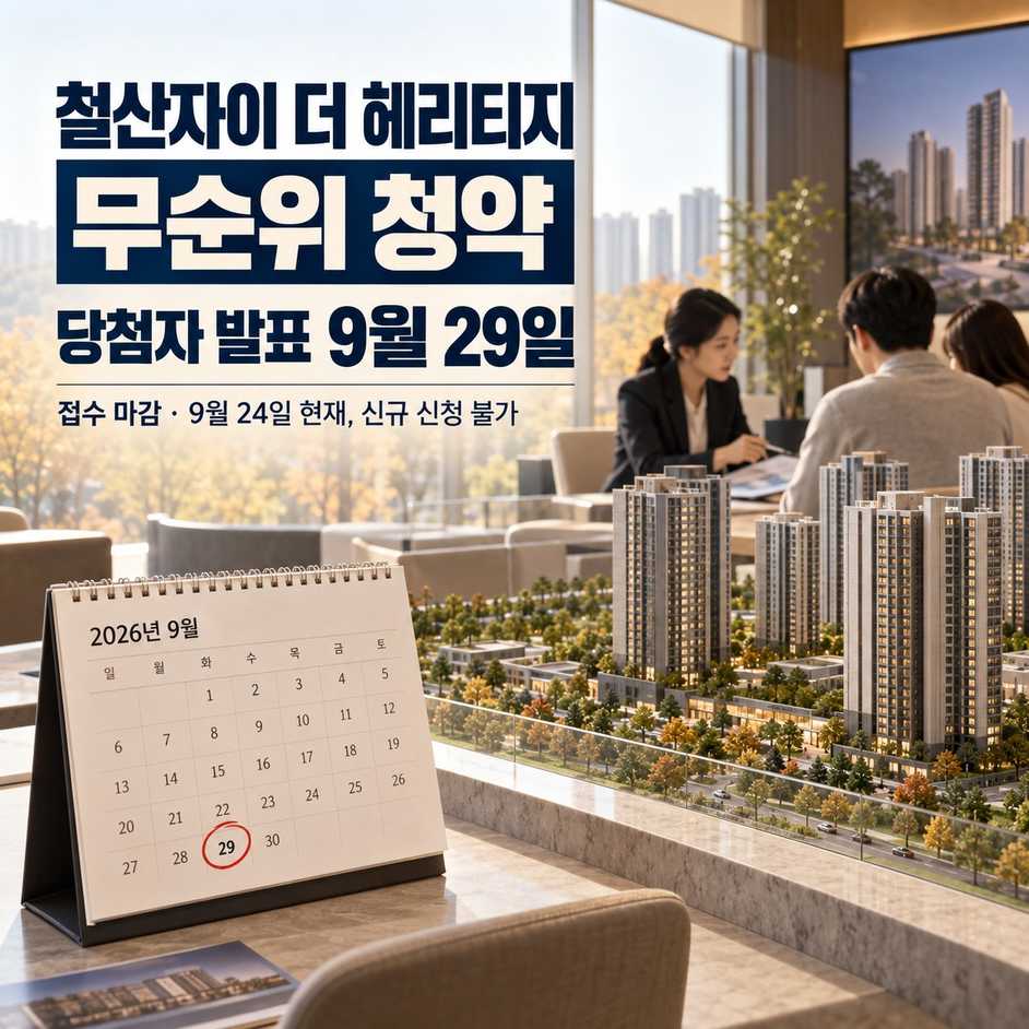 철산자이 더 헤리티지 무순위 청약 썸네일
