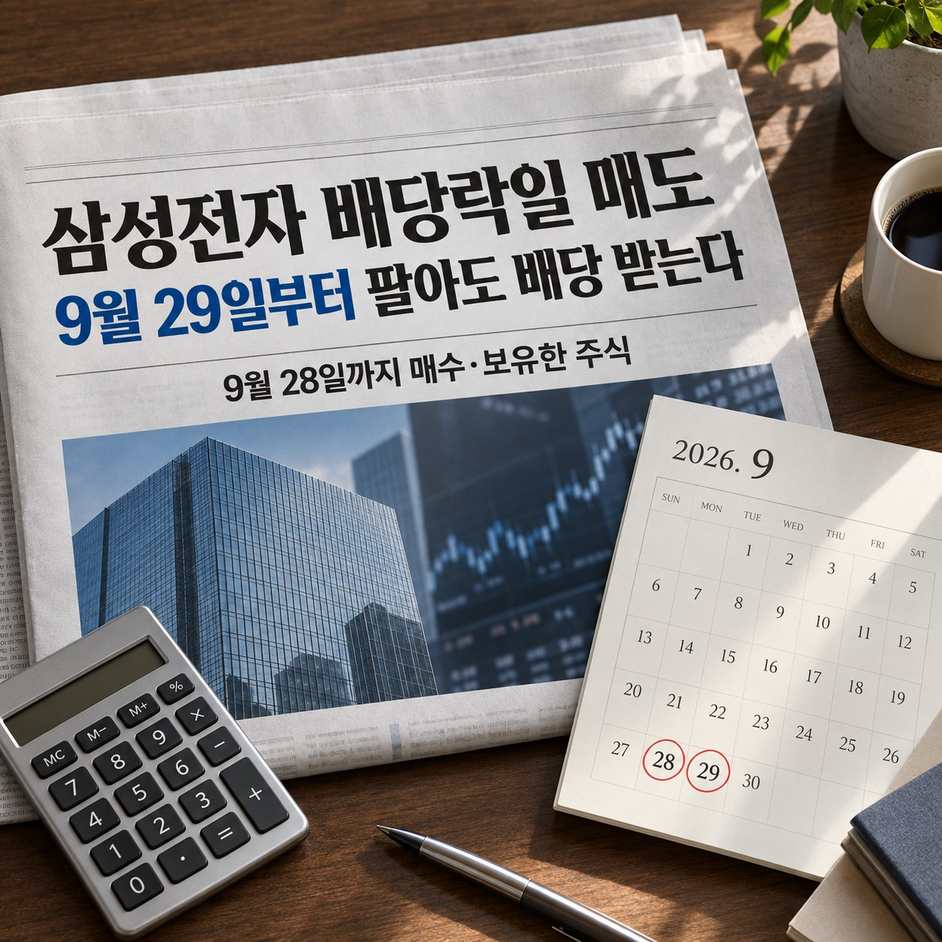 삼성전자 배당락일 매도 썸네일