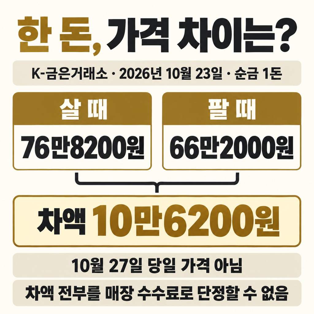 10만6200원 차이, 전부 수수료일까
