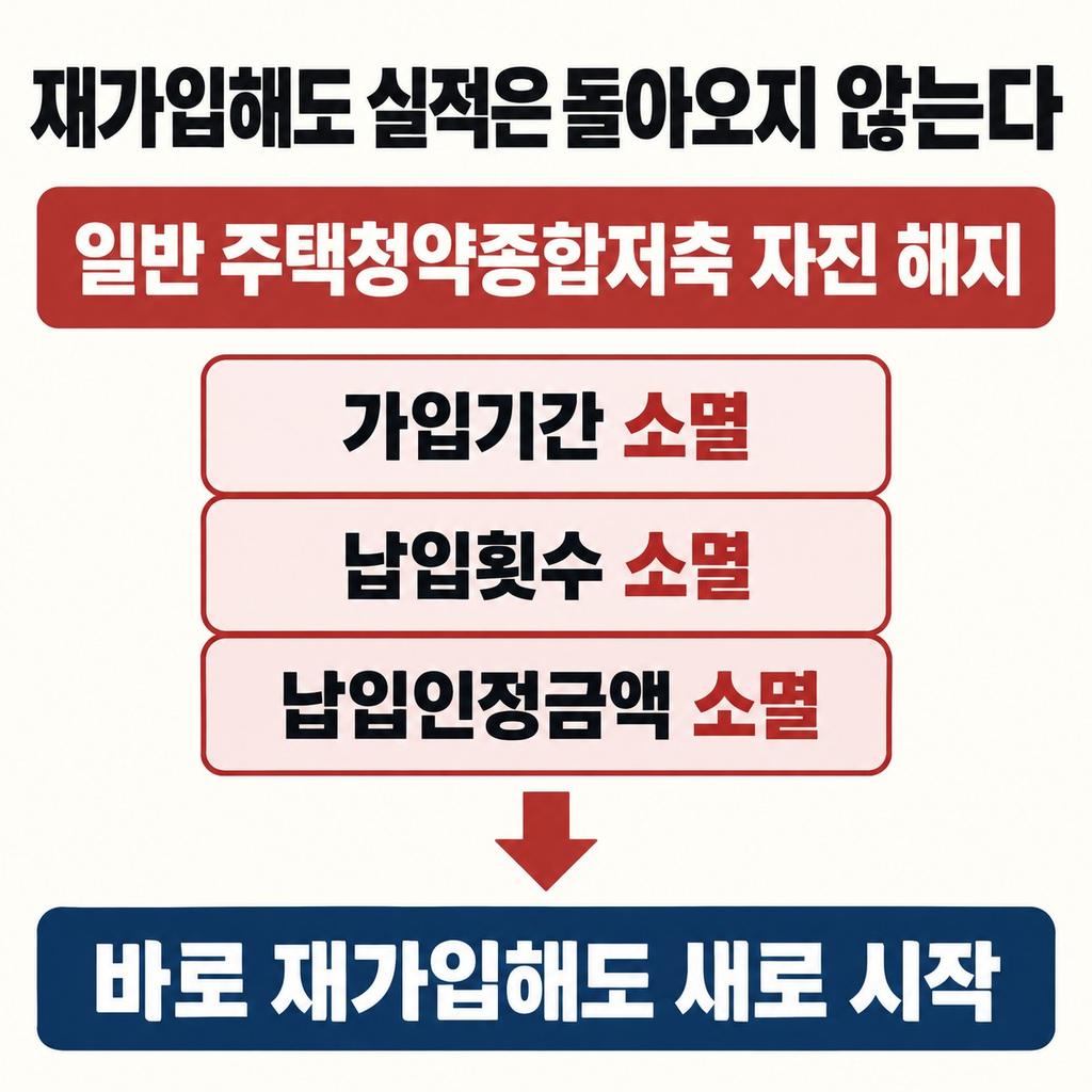 다시 가입해도 예전 청약 실적은 돌아오지 않는다