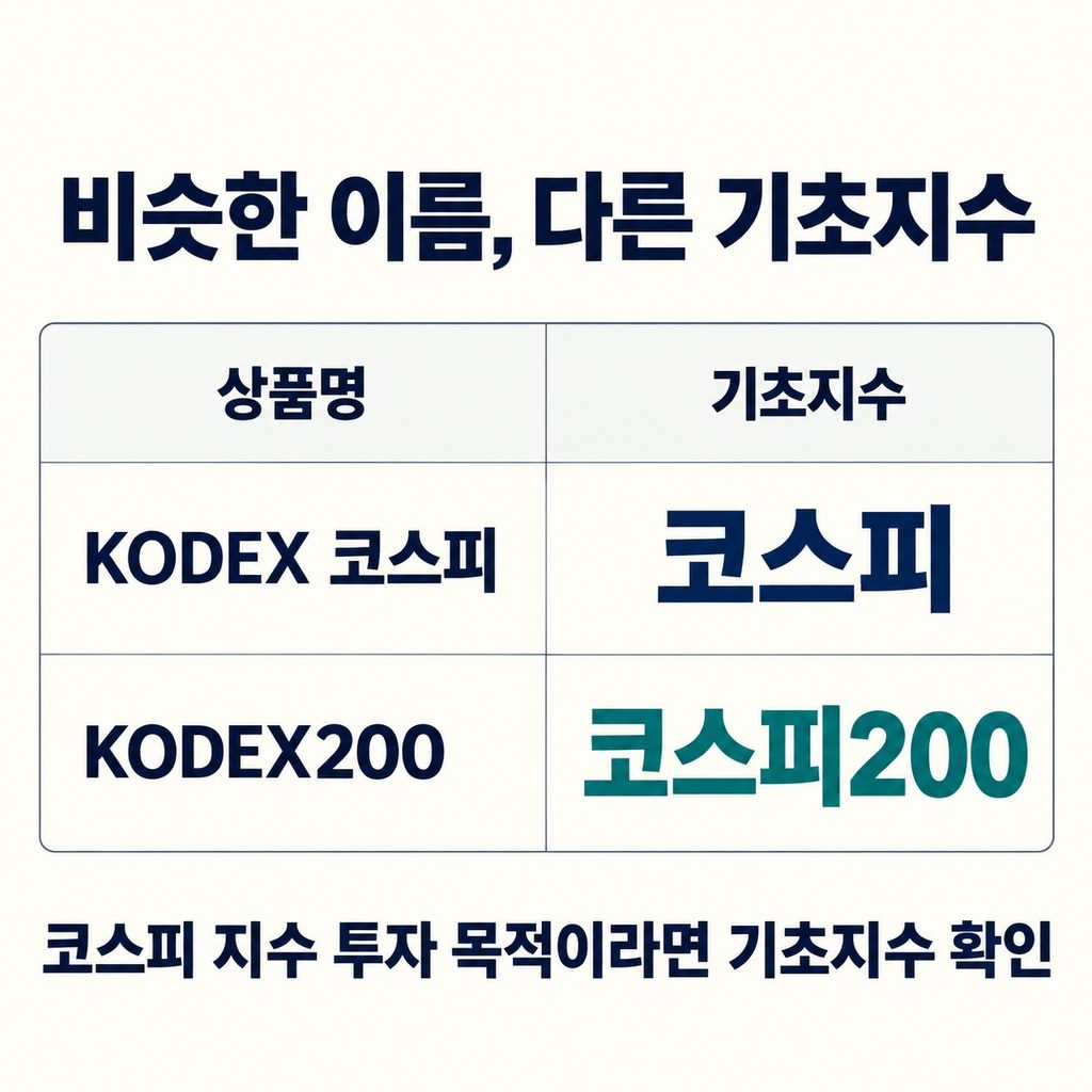 코스피와 코스피200, 이름부터 구별한다