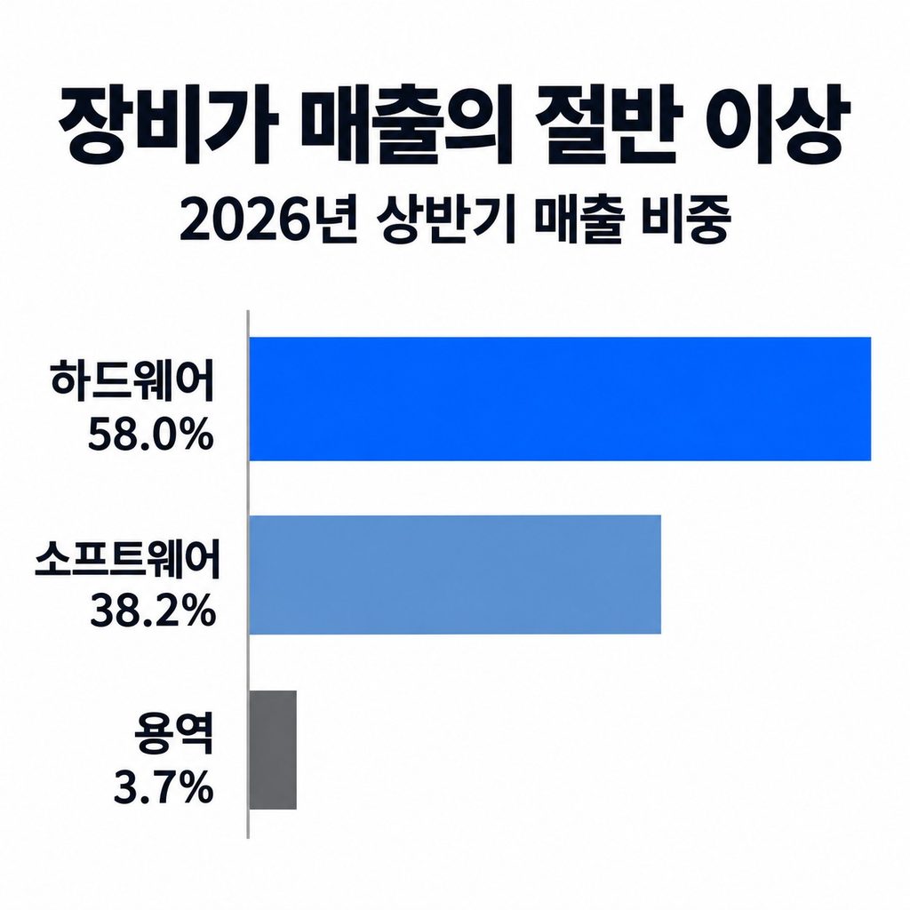 AI 회사지만 장비 매출도 크다