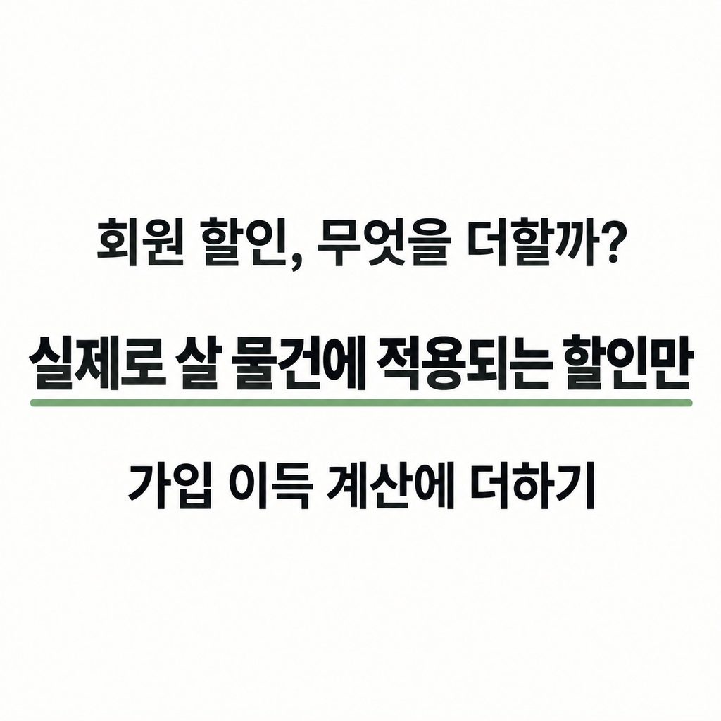 가입할 만한지는 적립 대상 구매액으로 따진다