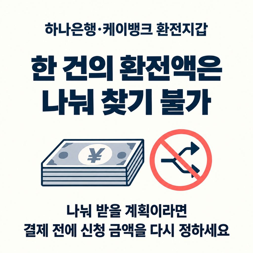 결제 전에는 취소와 나눠 찾기 조건까지 살핀다