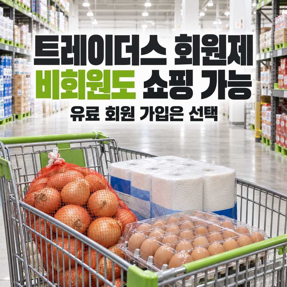 트레이더스 회원제, 비회원 이용부터 연회비·적립 혜택까지