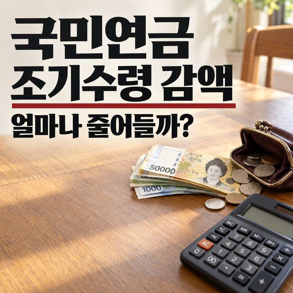 국민연금 조기수령 감액, 5년 당기면 30% 줄어드는 조건